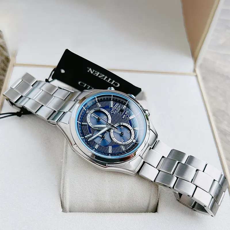 Citizen Eco-Drive Chronograph Blue Dial Men's Watch- CA0430-54M